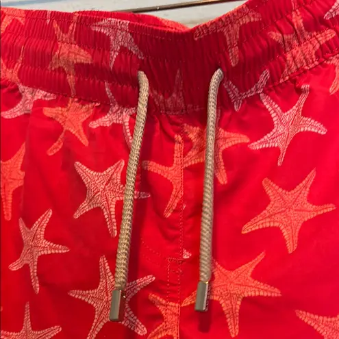 Red and Pink Star Pattern Athletic Shorts Size XXL
