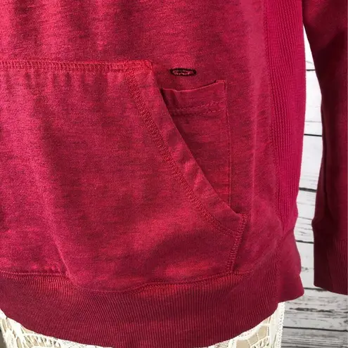 Fox Racing Fox riders co V neck sweater in a pink with black size medium