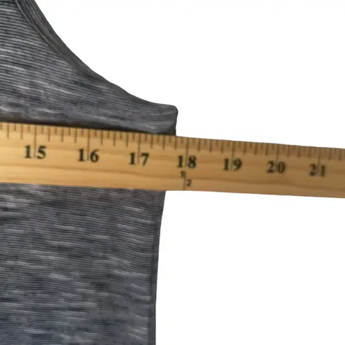 Tahari Women's Size Small P Blue Striped Heathered Racerback Tank Top