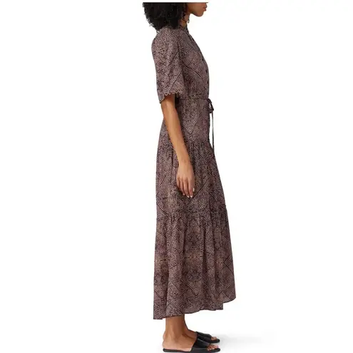 Apiece Apart Alta Maxi Dress Multi Bandhani Dot