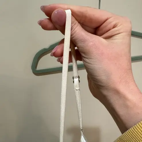 Black Halo Dixie Tiered Crepe Dress White, size Large