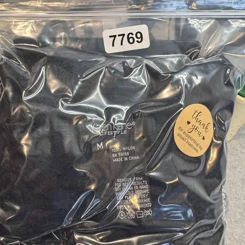 Karen Kane Vintage Y2K Sweater Womens Medium Black Eyelash Whimsigoth Lace Bow