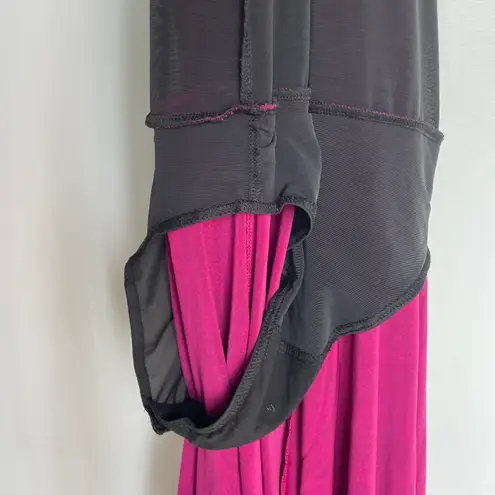 Shape Fx floral lace print collared ruched knee length dress size XS extra small