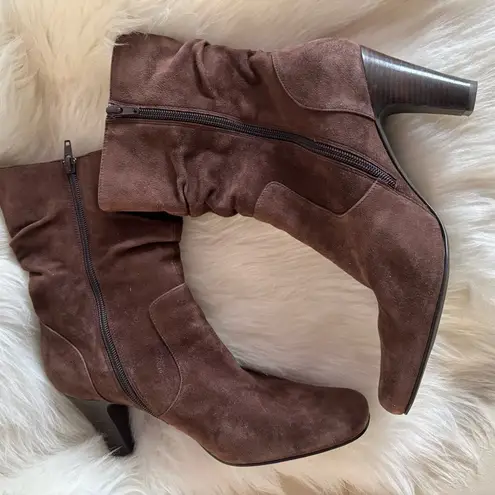 Coldwater Creek Brown Suede Women's Bootie Size 10
