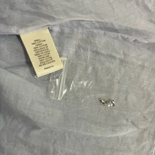 Rebecca Taylor Baby Blue Smocked Tank Top Size 8