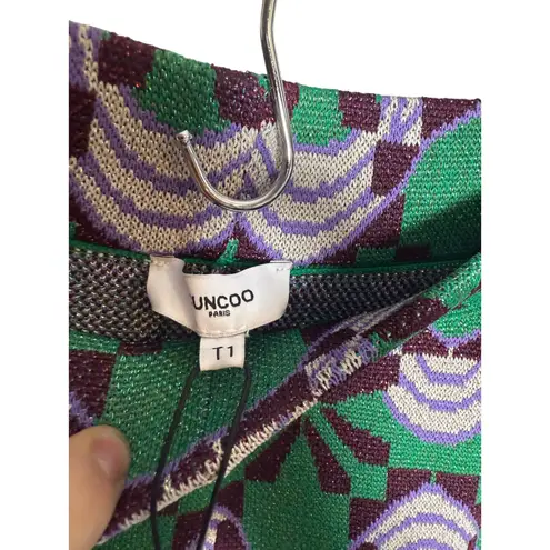 NWT Suncoo Jasper Pants β Vert Viscose Knit Jacquard, Size T1 (US S) Green