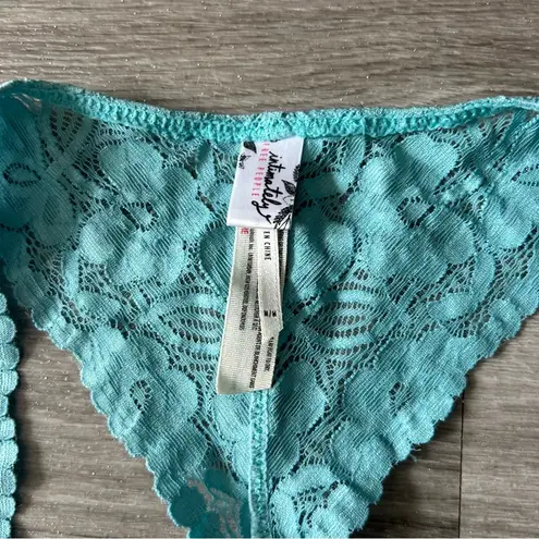 Free People  Teal Blue Lace Bralette Size Women’s Medium