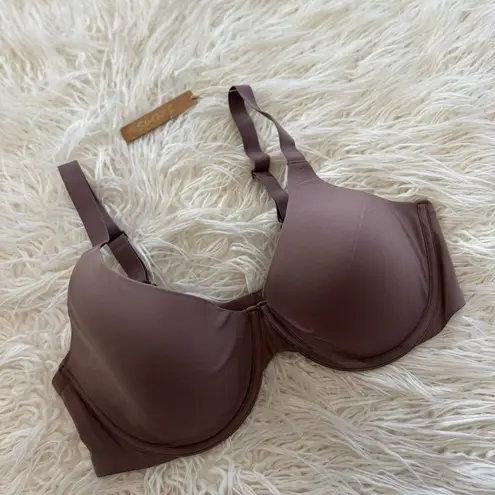SKIMS Fits Everybody Scoop Plunge Bra Umber Size 40DD