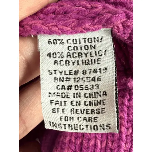 Habitat – 87419 – Easy Crew Neck Sweater color Jam Size Large NWT