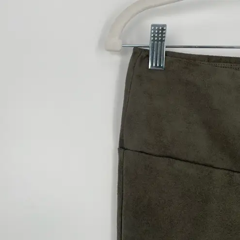 J. McLaughlin Women Black Brushed Fabric High Waisted Stretch Lori Legging Size L