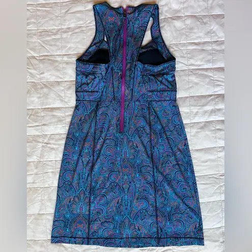 Title Nine Blue Purple Paisley Nimblene Trouble Athletic Tennis Golf Dress - 4