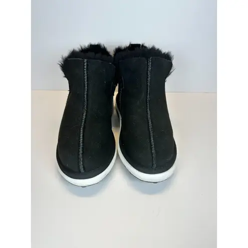 Bernie Mev Women's Sharlene Size 8.5 Black Shearling Cozy Ankle Booties NWOB
