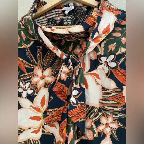 Anthropologie  Patrons of Peace boho Floral jumper Wide Leg Pants - Multicolor