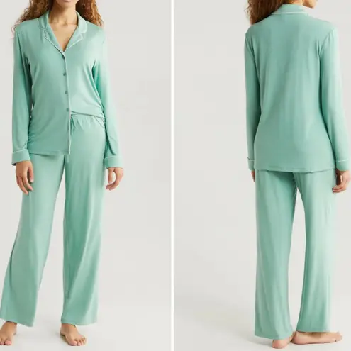 Nordstrom  Lingerie Green Pajama Set - Size Extra Small