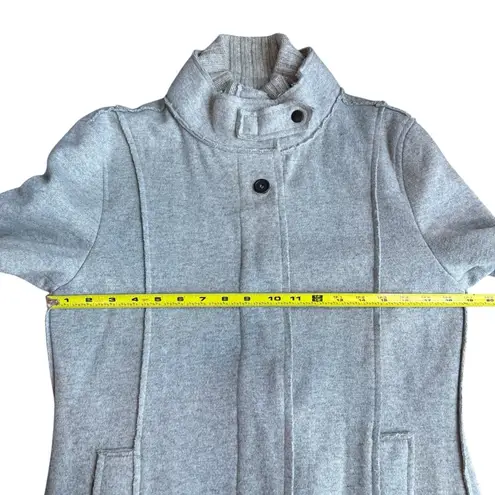 Barbour Women’s Size M Millfire Knit Sweater Jacket Gray Tartan Preppy Old Money