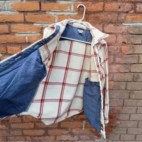 L.L. Bean Plaid Cotton Flannel Button - Image 6