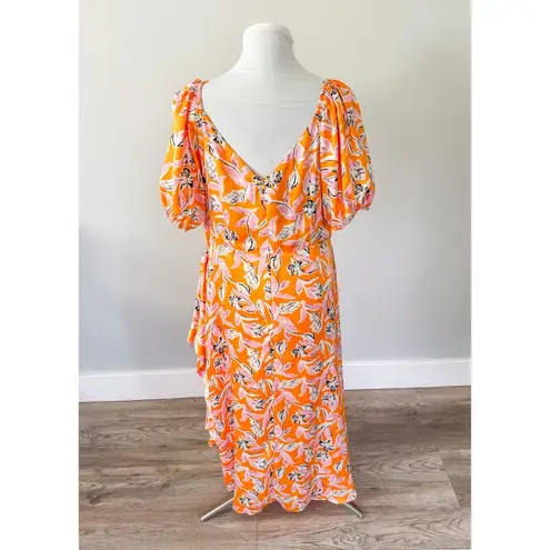 Sachin + Babi Ava Puff Sleeve Midi Dress