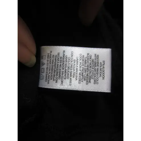 None Minimalist Black Open Front Cardigan French Connection UK Style Women’s M