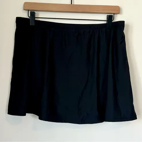 Avenue NWT  Swim Black Swim Skirt - Size: 18W