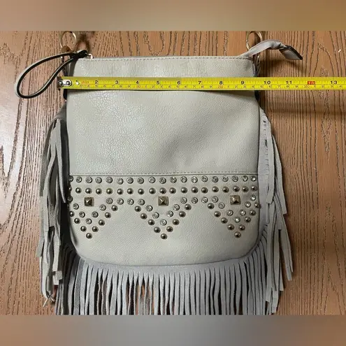 Leather Studded Cross