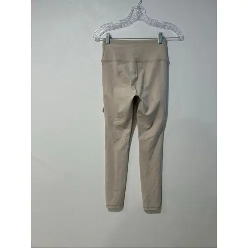 Avalanche Outdoor Supply Co. High Rise Leggings XS Beige Tan with Side Pockets