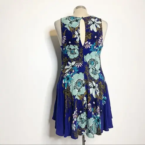 Free People  backyard party floral tunic top