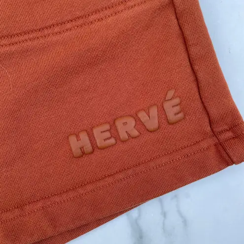 Herve Leger Herve by boyfriend terry shorts in sepia size S small