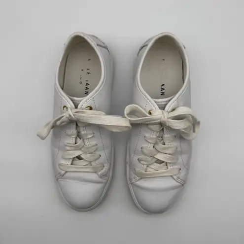 Cole Haan  Grand.OS Leather Sneakers Sz 6 White‎ Casual Comfort Everyday Shoes