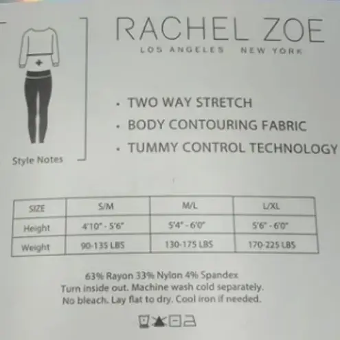 Rachel Zoe New  Zebra Stripe Print High Rise Ponte Legging Grey Black