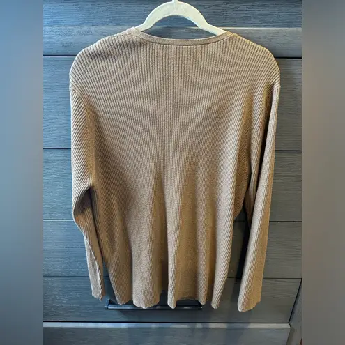 Villager by Liz Claiborne Company Acrylic V-Neck Button Down Cardigan Sweater