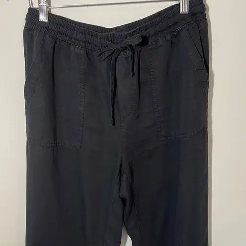 Thread and Supply  Womens Vintage Tencel Lyocell Casual Joggers Size Small Black