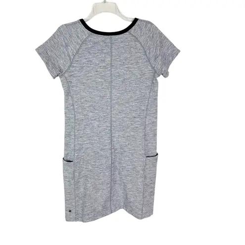 Lululemon  Cut Above Dress Heathered Space Dyed Gris Deep Navy Size 6