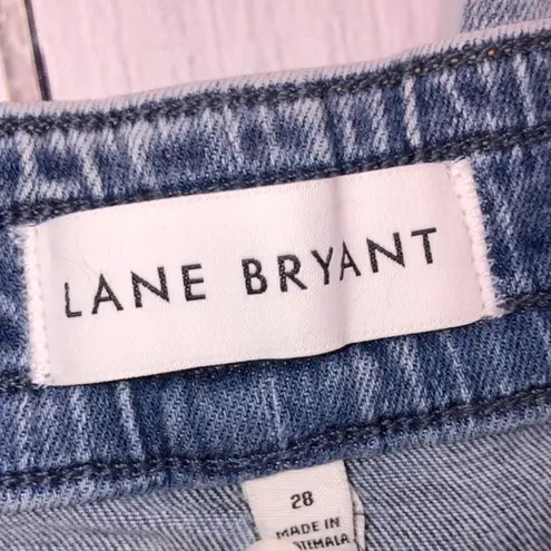 Lane Bryant  wide leg fit mid rise Pull on jeans size 28 new tags