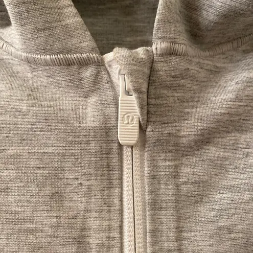 Lululemon Minimal Hoodie Full Zip Jacket Heathered Grey Size 2