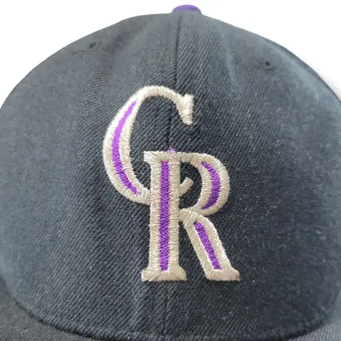 New Era Cap Vintage New Era Hat OSFM Colorado Rockies Hat Adjustable Snapback Hat Pro Model Unisex Hat