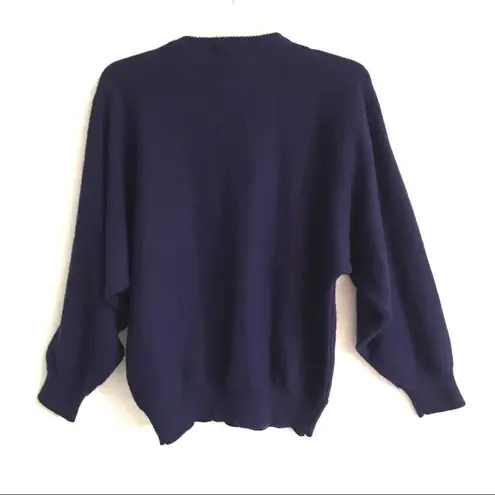 Vintage women’s crewneck sequined beaded sweater M Size M