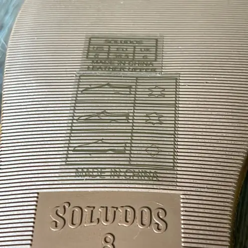 Soludos Zoe Leather Strappy Sandals Size 8