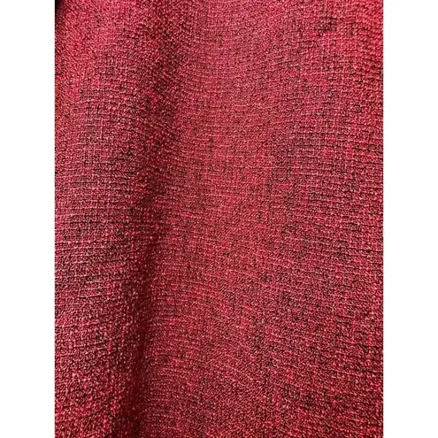 Prómesa Promesa Dress Size Large Red Baby Doll Loose Puff Sleeve Short Knee Length Lined thumbnail 3