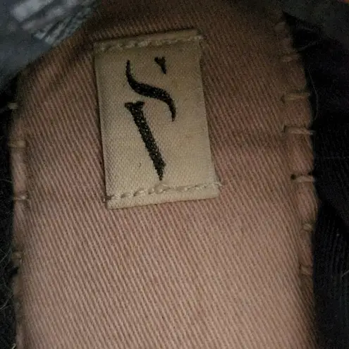 Simply Vera Vera Wang Ethel Blue Patterned Espadrille Flats Size 7½