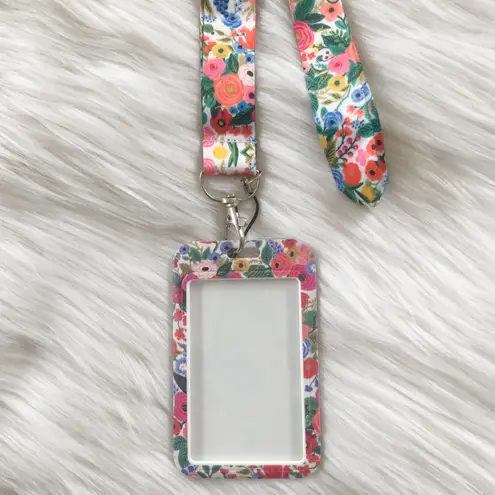 Floral lanyard with Id/ card holder Multiple