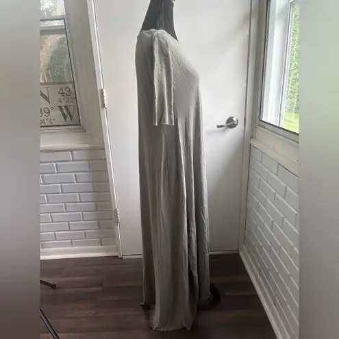 Frank & Eileen Tee Lab New Without Tags Tshirt Hi Low Maxi Dress Green