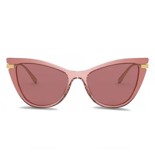 Dolce & Gabbana pink soft cat eye sunglasses