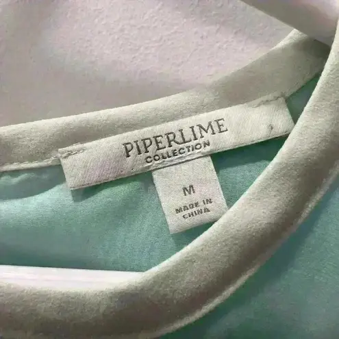 PIPERLIME COLLECTION Mint Green Floral Dress Size Medium