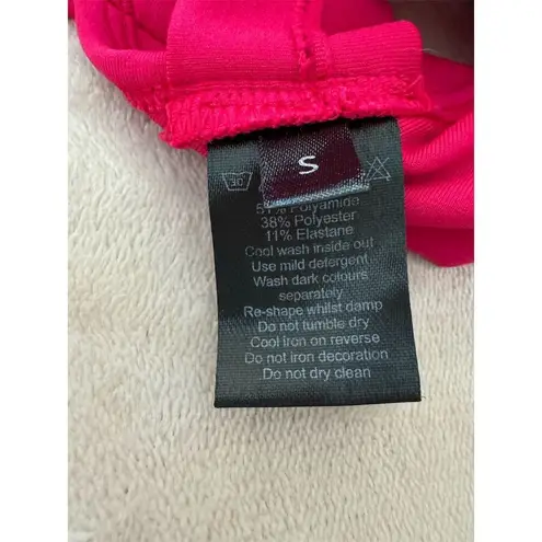 Alphalete  Trinity Sports Bra Pink Size S High-Impact Support Fitness Activewear