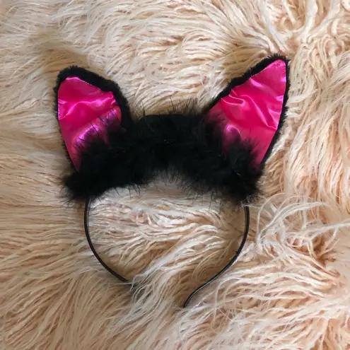 Halloween Light Up Cat Ears Pink