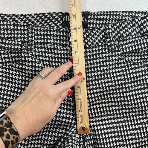 Tripp NYC Jrs 7 Jeans Houndstooth Low Rise Grunge Goth Emo Whimsigoth Stretch