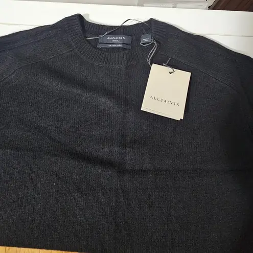 ALLSAINTS Ines Cashmere & Wool Crewneck Sweater - Black - Women's Size M -W046KB