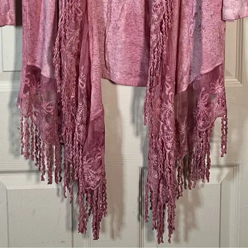 One World Fringe Kimono Cardigan