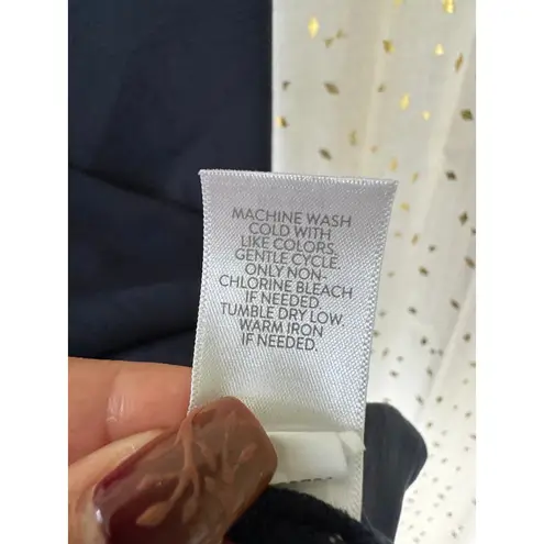 J. Jill Essential Staple Wardrobe Layering Navy Perfect Reversible Tank XL Blue