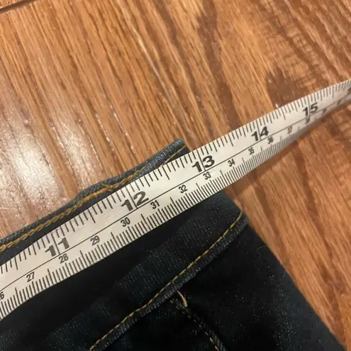 Soft Surroundings straight leg lace hem jeans size 2